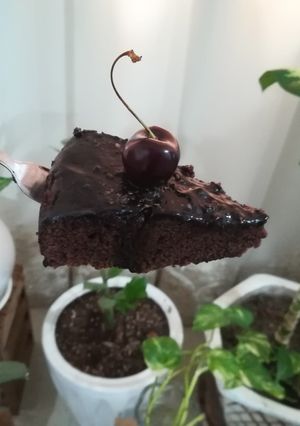 عکسی از دستور کیک شکلاتی مریمی پز 😍