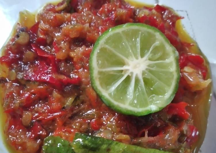 Sambal pecel ayam