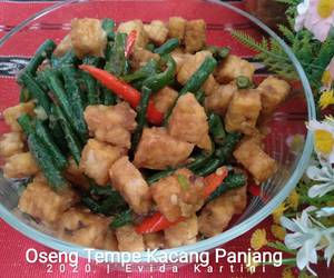 Resep mudah Oseng Tempe Kacang Panjang Gurih Mantul