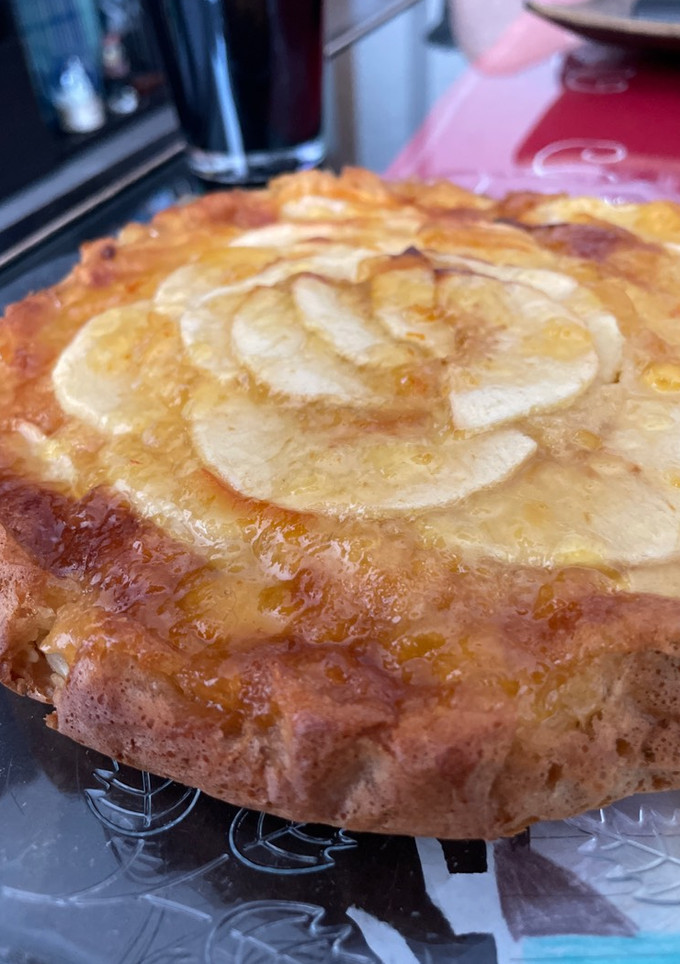 Una foto de Tarta de manzana fácil