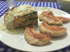Una foto de Torta de parques y verduras
