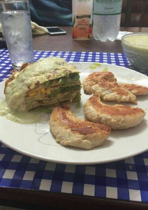 Una foto de Torta de parques y verduras