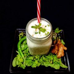A picture of Pudina masala Buttermilk.