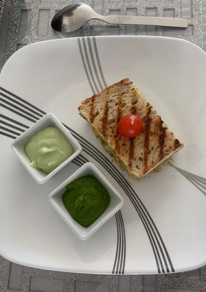 વેજીટેબલ  ચીઝ ગ્રીલ સેન્ડવીચ (Vegetable Cheese Grill Sandwich Recipe In Gujarati) રેસીપી મુખ્ય ફોટો