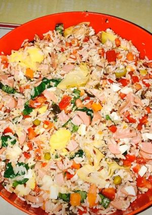 O poză a rețetei Salată de orez.