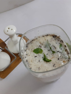 A picture of Masala chaas.