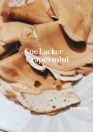 Foto resep Kue Lacker Crapes Mini