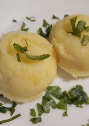 Una foto de Puré de papas con mantequilla