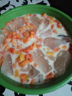 Foto resep Es Susu Mangga Pepaya