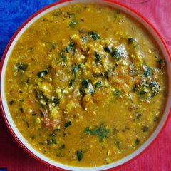 A picture of Methi Chaman.