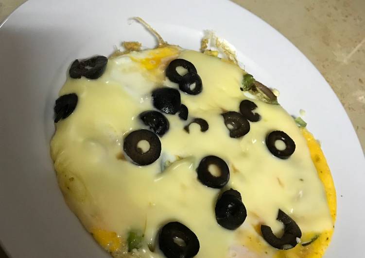 بيض البيتزا 🍕🍳