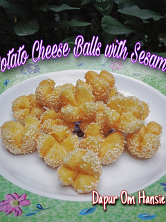 Foto resep Potato Cheese Balls with Sesame 😍