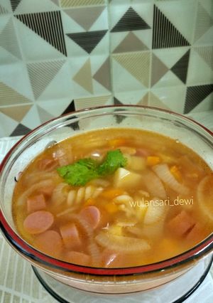 Foto resep Sop Merah simple
