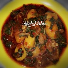 A picture of Potatoes in stew.