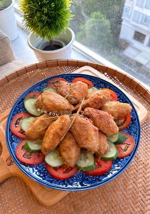 Hình của món Cánh Gà Chiên Sả.