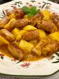 Potato Stew with Fresh Sausages