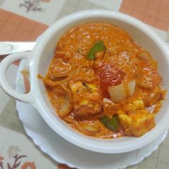 A picture of Kadhai Paneer.