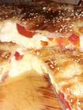 Tarta de jamón y queso con toque de rosca