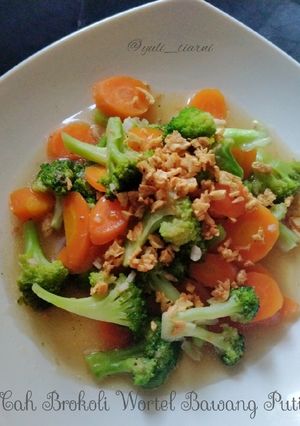 Foto resep Cah Brokoli Wortel bawang putih