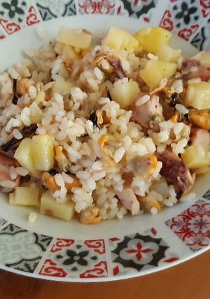 Una foto de Ensalada de arroz, otra versión