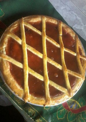Una foto de Pastafrola de membrillo