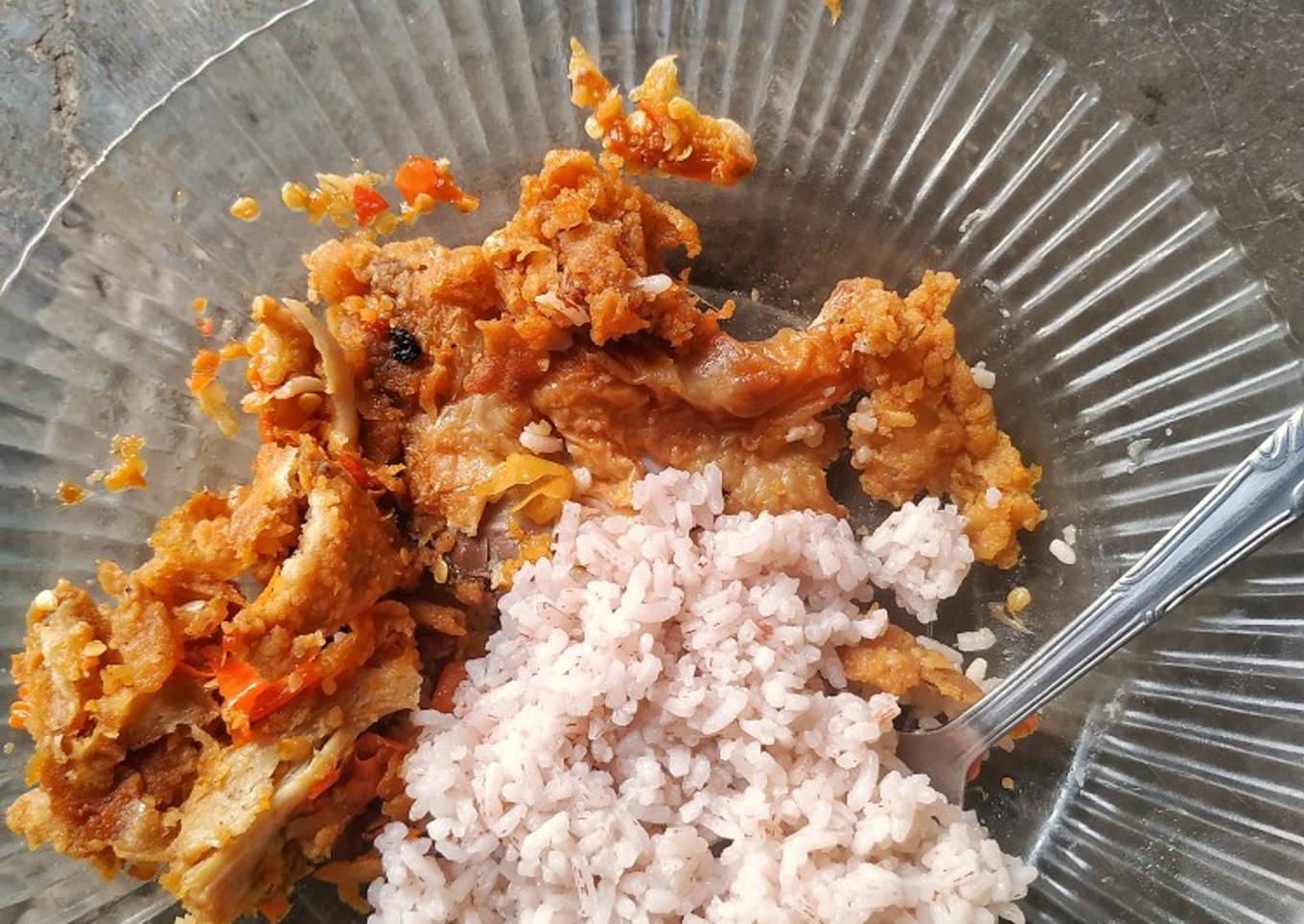 Sambal ayam geprek