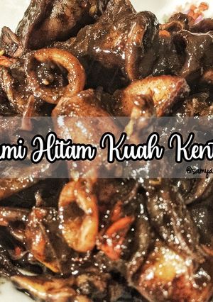 Foto resep Cumi hitam kuah kental