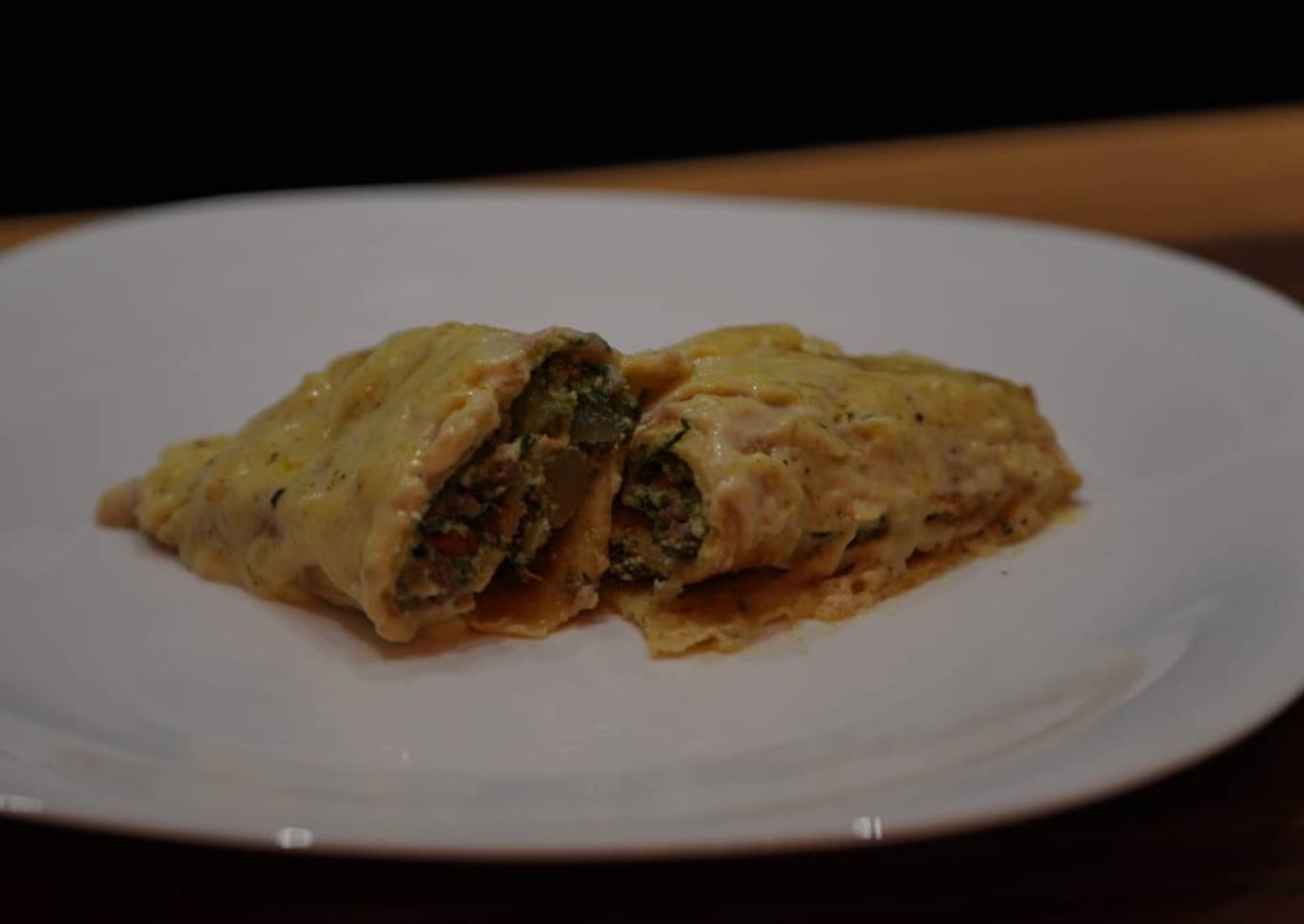 Canelones de verdura y carne!!