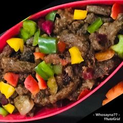 A picture of Whosayna’s Beef Chilli Dry.