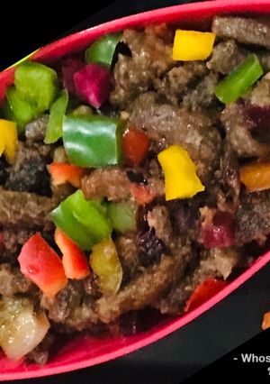 A picture of Whosayna’s Beef Chilli Dry.