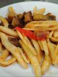 Cortecce Fresche con Pomodorini Freschi e Melanzane