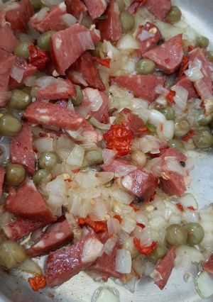 عکسی از دستور ماکارونی پپرونی