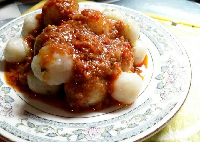 Langkah Mudah untuk Membuat Cilok bumbu kacang Anti Gagal