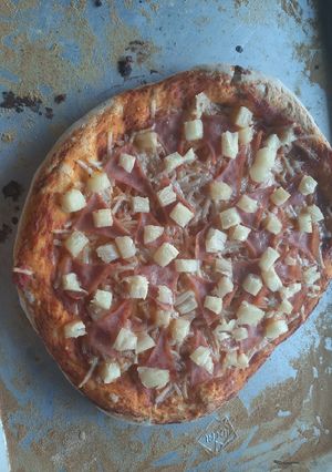 Una foto de Pizza hawaiana 🍕