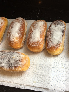 Una foto de Chuchos fritos de crema pastelera 👩🍳