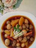 186. Semur Bola Daging dan Telur Puyuh #pr_anekasemur