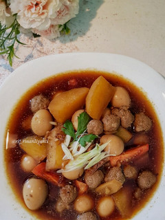 Foto resep 186. Semur Bola Daging dan Telur Puyuh #pr_anekasemur