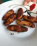 Croquetas de plátano burro