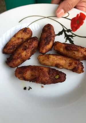 Una foto de Croquetas de plátano burro
