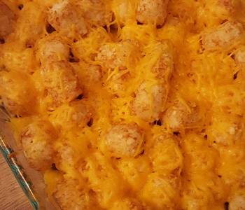 Update, Making Recipe Cheeseburger Tatertot Casserole Most Delicious