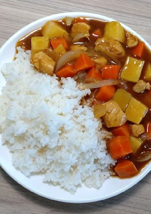 A picture of Japanese Chicken Curry Rice.