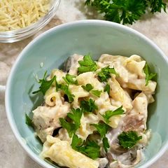 A picture of Creamy Chicken Pasta.