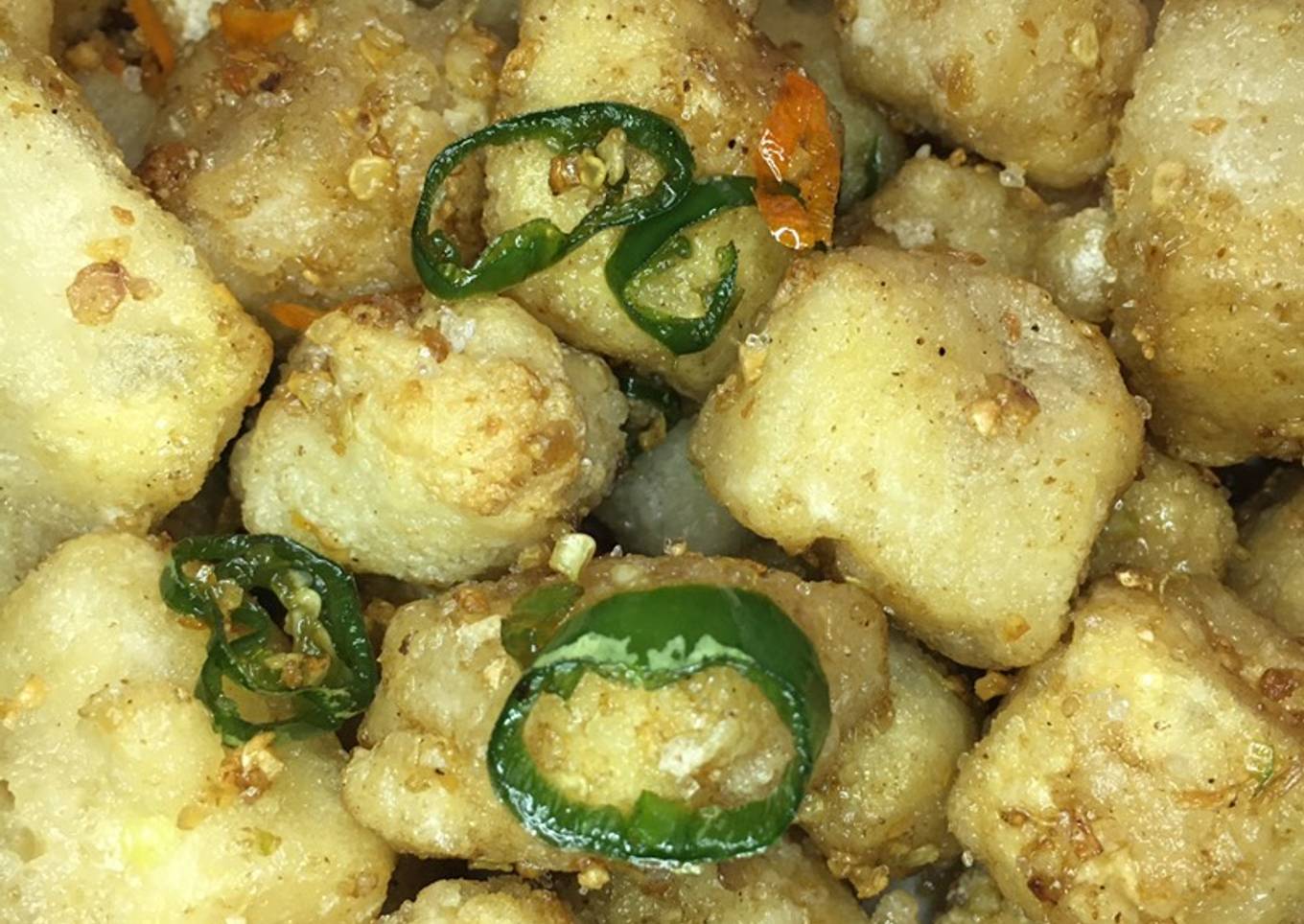 Tahu cabe kriuk pedas