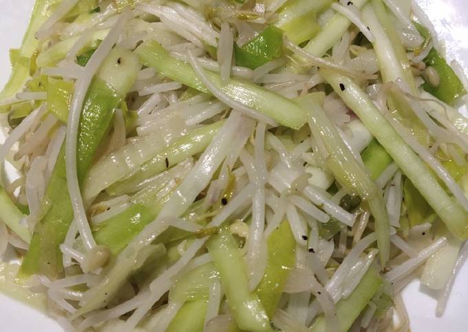 Sauteed Beansprout and Chives