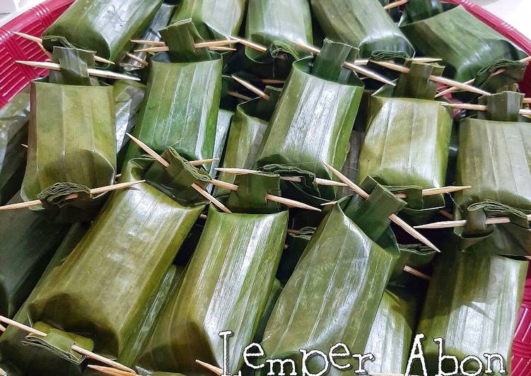 RECOMMENDED! Begini Resep 132. Lemper Isi Abon Anti Gagal