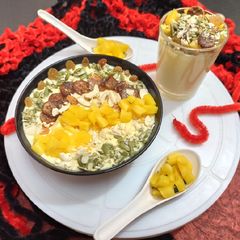 A picture of Jackfruit smoothie bowl.