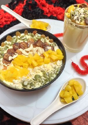 A picture of Jackfruit smoothie bowl.