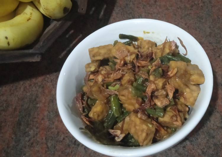 Resep olahan tempe kacang panjang