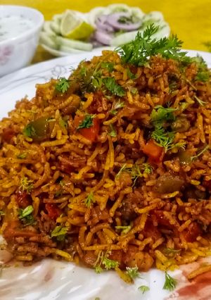 A picture of Spicy Tawa Pulao.