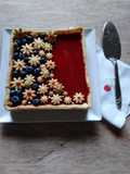 Crostata moderna ai frutti di bosco